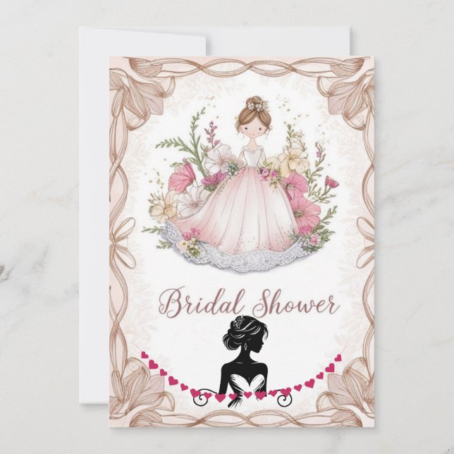 Invitación ducha de novia (Reverso)