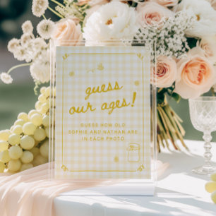 Invitación Ducha de Novia Abeja Melífera Adivina nuestras eda