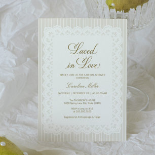 Invitación Ducha de Novia Atada en Amor