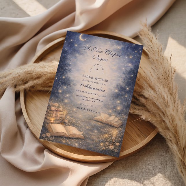 Invitación Ducha de Novia Capítulo Nuevo del Libro de Histori (Subido por el creador)