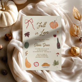 Invitación Ducha de Novia Caprichosa de Enamorarse