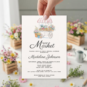 Invitación Ducha de Novia Caprichosa Recién Salida al Mercado