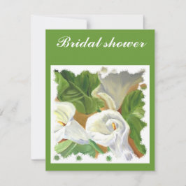 Invitación Ducha de novia de Arums