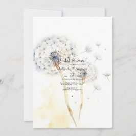 Invitación Ducha de Novia de Diente de León