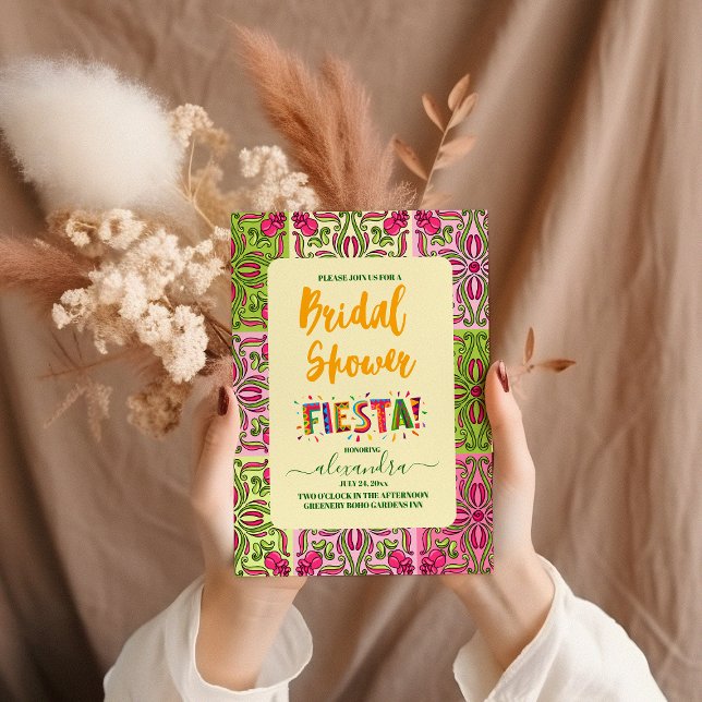 Invitación Ducha de novia de Fiesta Mexicana de Arte Popular (Subido por el creador)