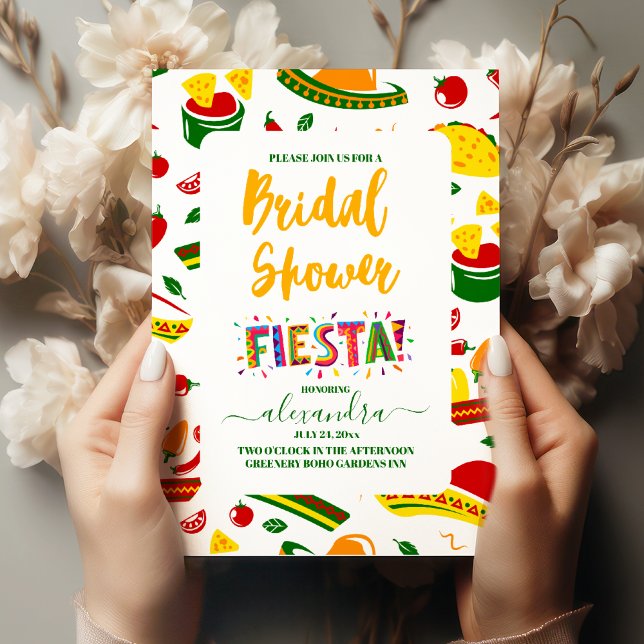 Invitación Ducha de novia de Fiesta Mexicana de Arte Popular (Subido por el creador)