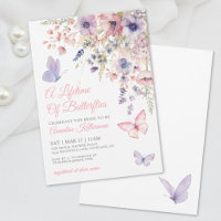 Ducha de Novia de Flor Silvestre de Mariposa