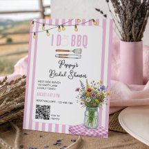 Ducha de Novia de Flores Silvestres con Rayas Rosa