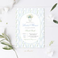 Ducha de novia de jengibre azul Grandmillennial
