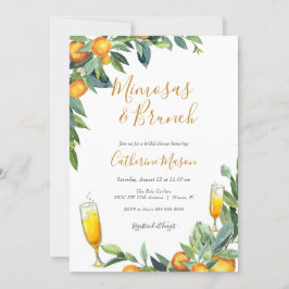 Invitación Ducha de novia de Mimosas