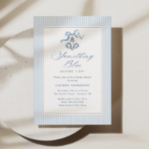 Ducha de Novia de Navidad Algo Azul
