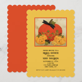Invitación Ducha de Novia de Otoño