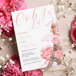 Invitación Ducha de novia de París