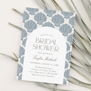 Invitación Ducha de novia de Sea Shell Beach