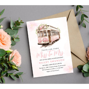Invitación Ducha de novia: De señorita a señora