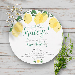 Invitación Ducha de Novia Divertida Limones Main Squeeze