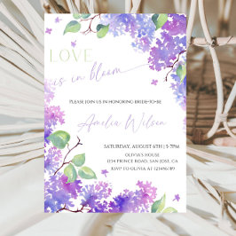 Invitación Ducha de Novia 'El Amor Está en Flor'-Tema Jardín 