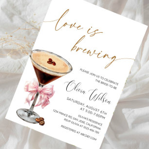 Invitación Ducha de Novia 'El Amor Está en Infusión' - Tema C