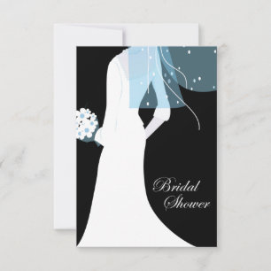 Invitación ducha de novia elegante