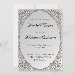 Invitación Ducha de novia elegante y personalizada