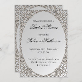 Invitación Ducha de novia elegante y personalizada