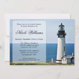 Invitación Ducha de novia en el faro