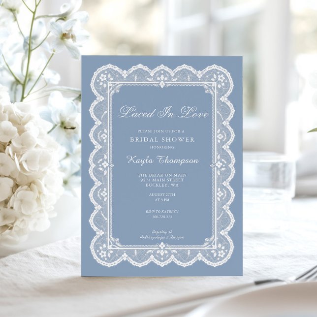 Invitación Ducha de novia entrelazada en amor (Subido por el creador)