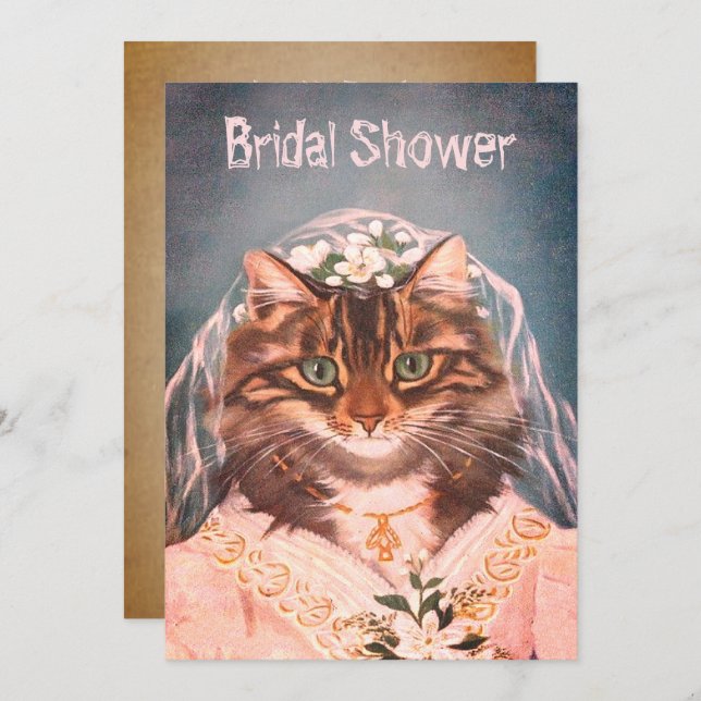 Invitación ducha de novia, fiesta, soltera,... (Anverso / Reverso)