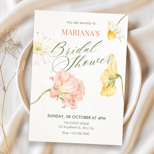 Invitación ducha de novia floral (Subido por el creador)