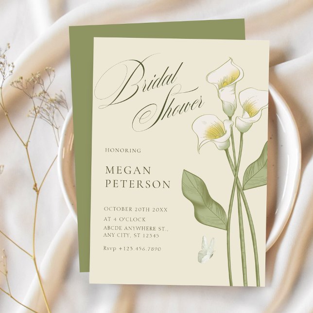 Invitación Ducha de novia floral vintage (Subido por el creador)