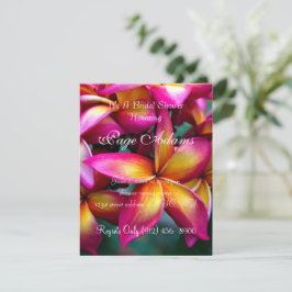 Invitación Ducha de novia Frangipani