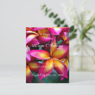 Invitación Ducha de novia Frangipani