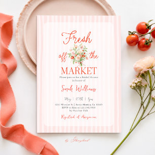 Invitación Ducha de Novia Fresh Off the Market
