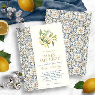 Invitación Ducha de Novia Lemon Main Squeeze