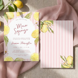Invitación Ducha de Novia Limón La Fuerza Principal