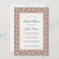 Ducha de Novia Mandala Geométrico de Encaje Marroq