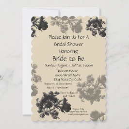 Invitación Ducha de novia Masala Flora