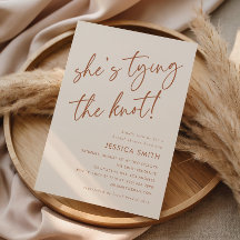 Ducha de novia minimalista boho: Ella se está casa