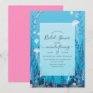 Invitación Ducha de Novia Náutica Bajo el Mar