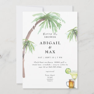 Invitación Ducha de Novia para Parejas Honey Do