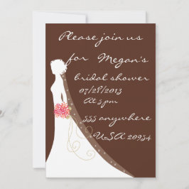 Invitación Ducha de novia personalizada