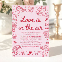 Ducha de Novia Pink Valentine Love is in the Air