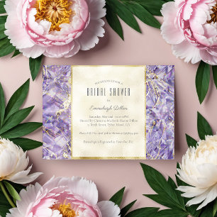 Invitación Ducha de novia Purple Spinel Euphoria Gemstone