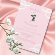 Ducha de novia rosa de Petal rosa de rosa rosa bla