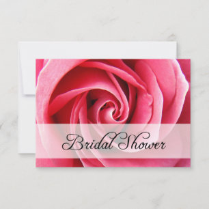 Invitación ducha de novia : rosa rosa rosa rosa rosa
