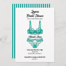 Ducha de novia Turquoise Lingerie