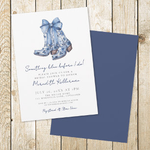 Invitación Ducha de Novia Vaquera de Campo
