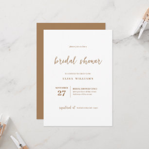 Invitación Ducha de novias bohemias