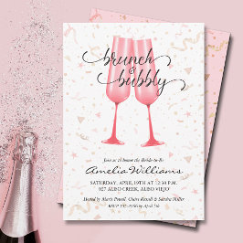 Invitación Ducha de novias Brunch and Bubby