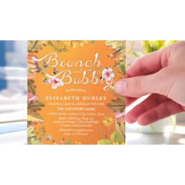 Invitación Ducha de novias brunch y bubbly Maple Deja Calabaz